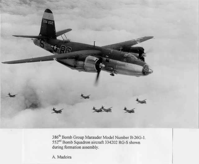 386th BG, Martin B-26 Marauder
