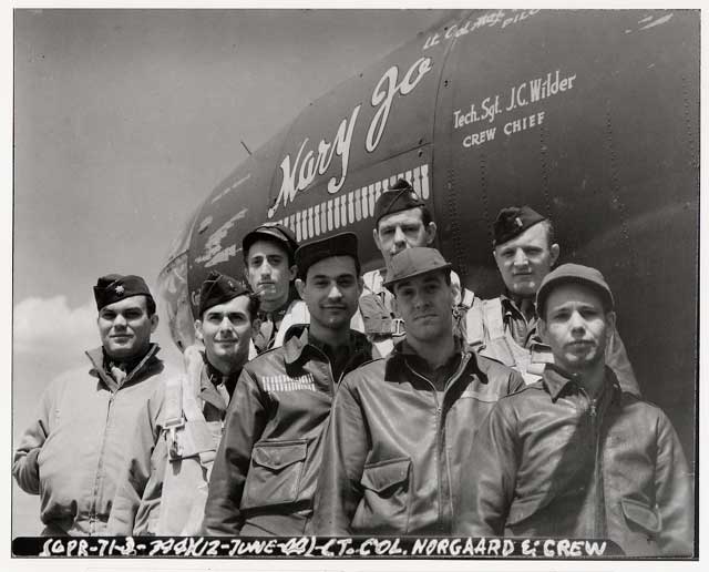 344th Bomb Group, Flight Crew of Lead Aircraft, D-Day, 6 June 1944