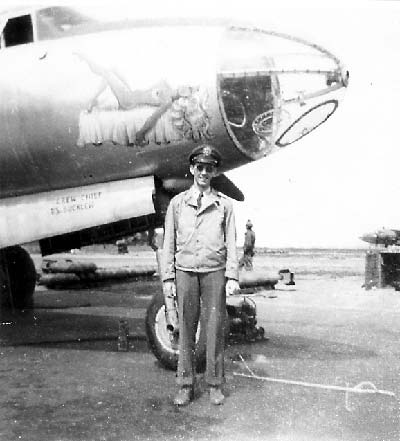 Frank E. McKeown, Bombardier, Martin B-26 Marauder Man, 387 Bomb Group, 558 Bomb Squadron