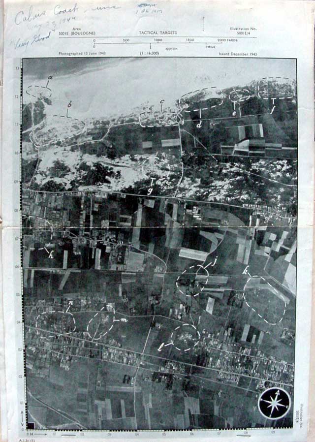 Coast Guns at Calais, France, 29 May 1944