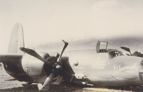 This was one of the lesser damaging crash landings.