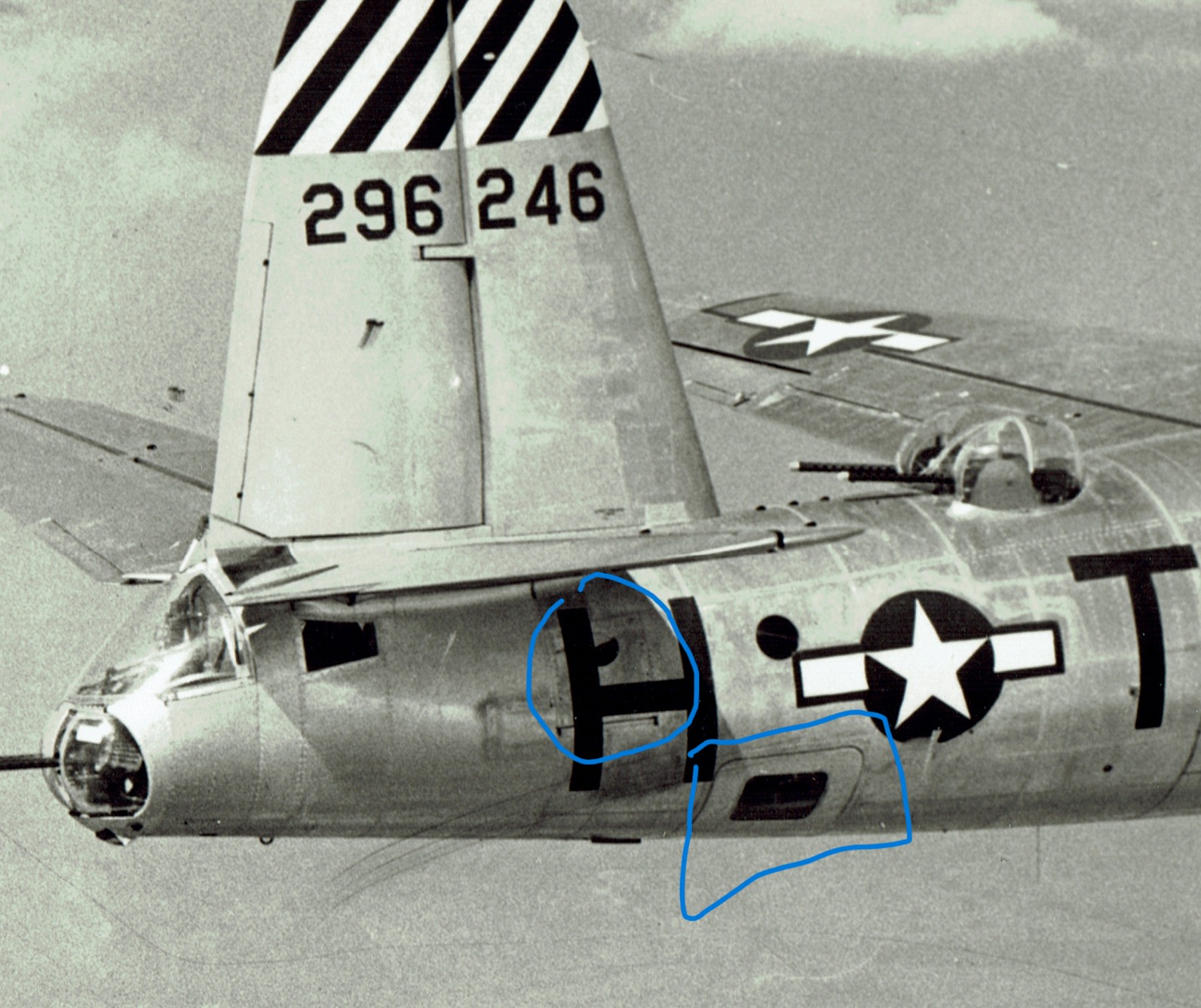 B-26 TQ-H 3-4 rear view