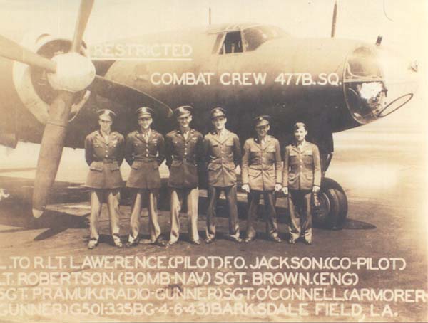 Lt. Robert Lawrence, Pilot